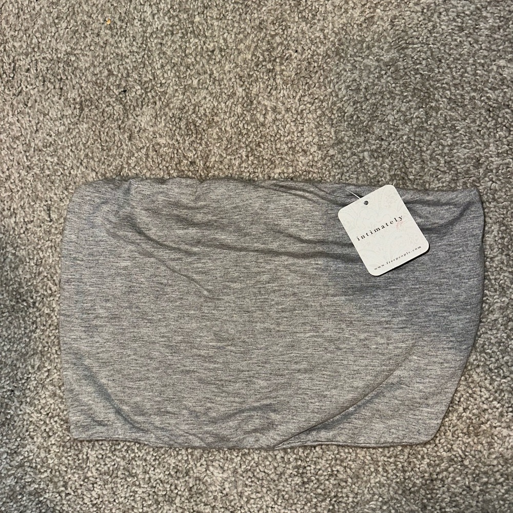 Gray Tube Top FREE PEOPLE